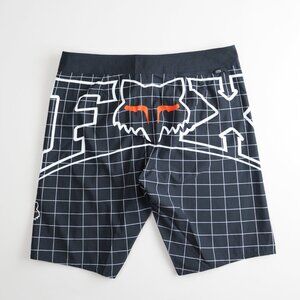 FOX Racing Celz Boardshort 21" Outseam Zip Pocket Unlined Black Mens Size 36